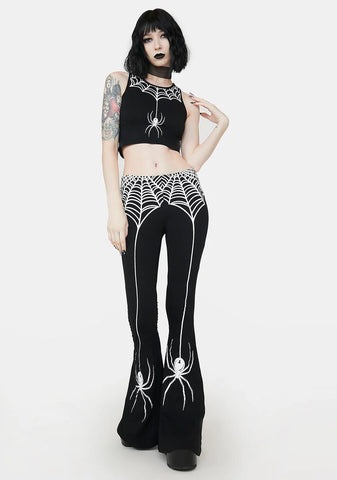 Web Of Secrets Yoga Pants