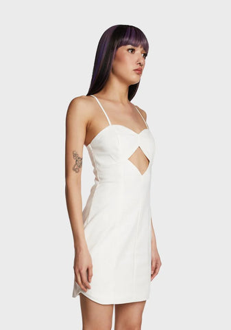 Unreal Romance Mini Dress - Off White
