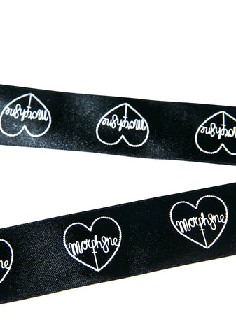 Logo Tie Me Ribbon Choker