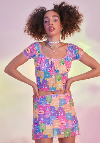 Dream Chaser Mesh Mini Skirt