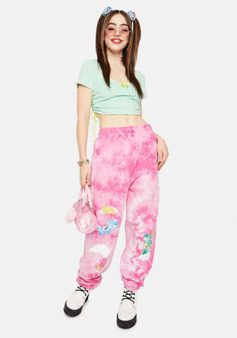 In The Clouds Bears Tie Dye Sweatpants