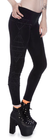 Witch House Screenprint Leggings