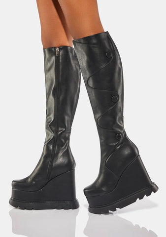 Widow Maker Wedge Boots