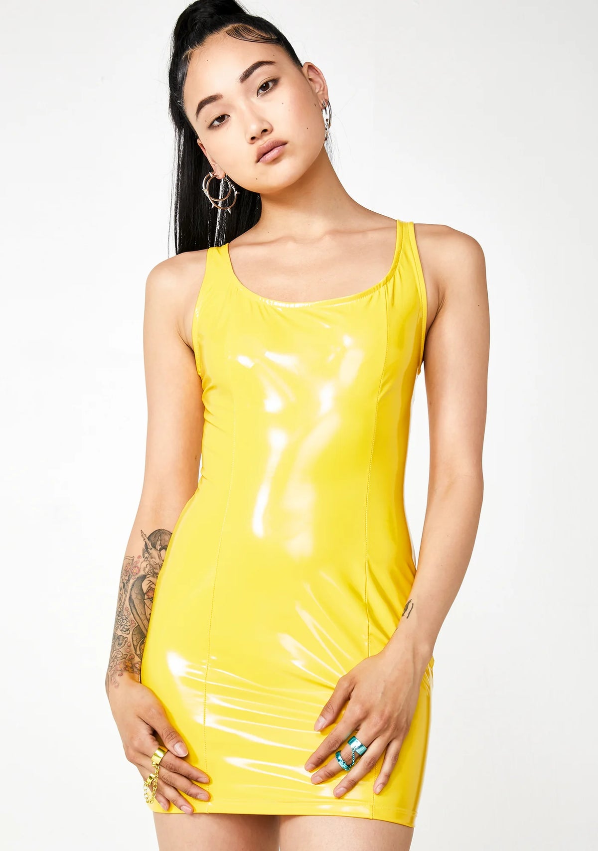 Megathotzz Vinyl Mini Dress