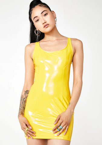 Megathotzz Vinyl Mini Dress