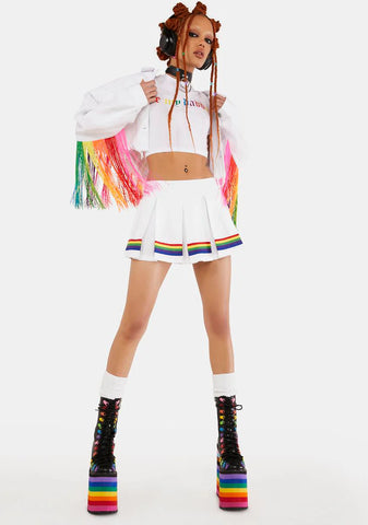 Angel Strutting By Life Pleated Skirt