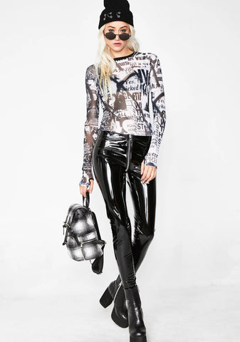 Anarchist Babe Mesh Top