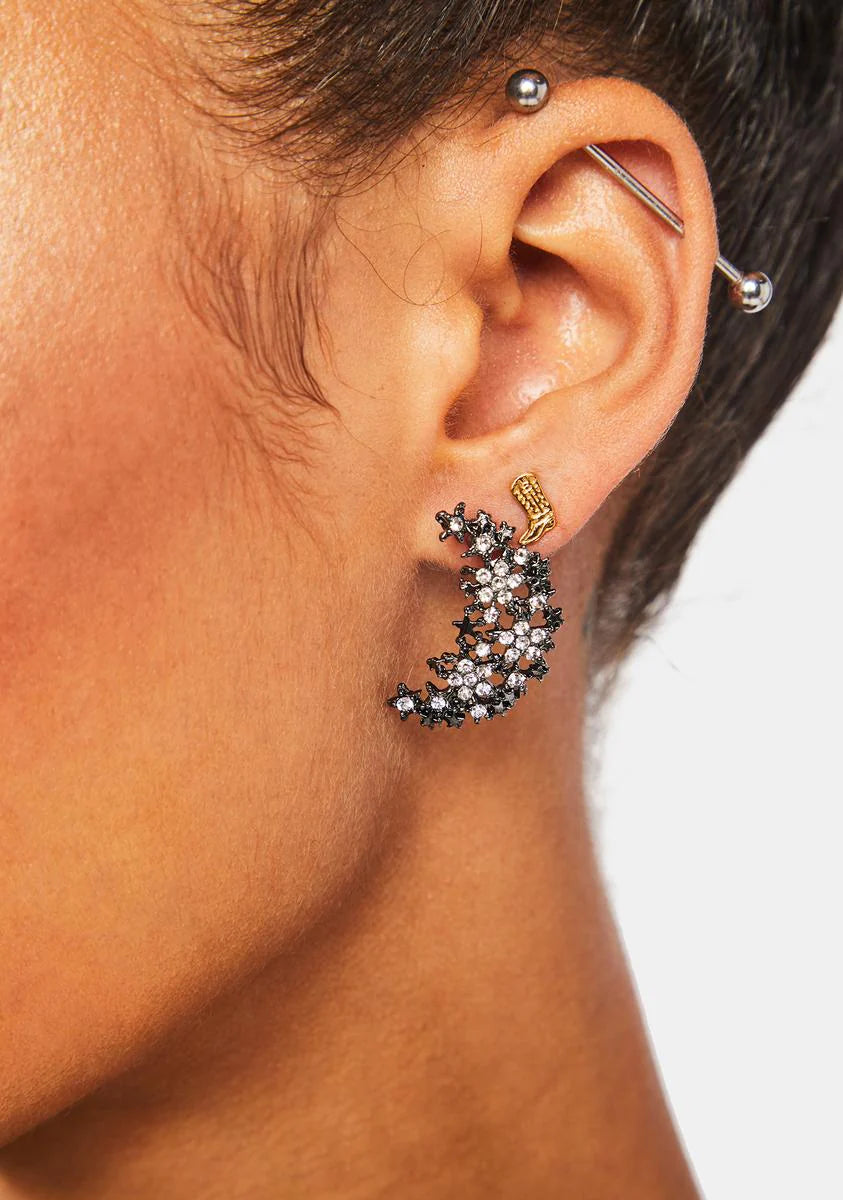 Natural Wonders Rhinestone Earrings