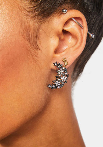 Natural Wonders Rhinestone Earrings