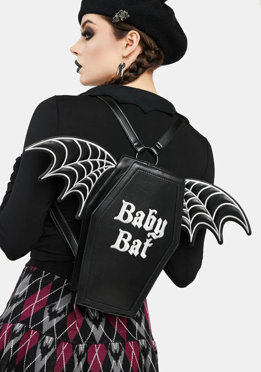 Baby Got Bat Coffin Backpack