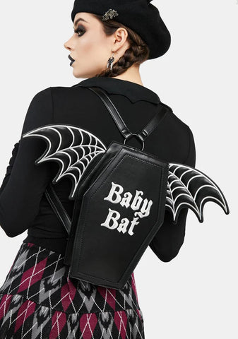 Baby Got Bat Coffin Backpack