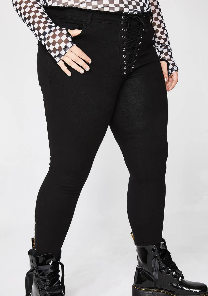 Bad Mannerz Lace-Up Pants