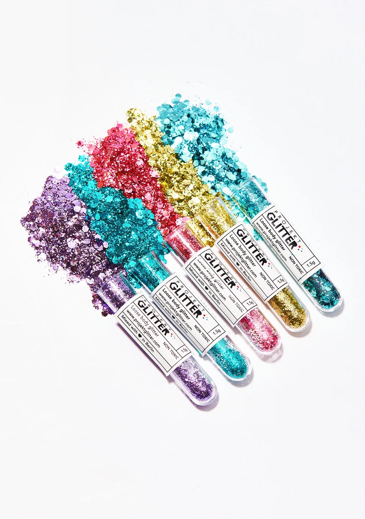 Rainbow Biodegradable Glitter Set