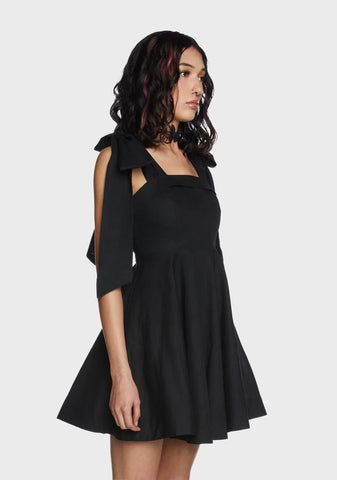 Noir Pure Intentions Mini Dress
