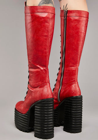 Make Way For Me Platform Boots