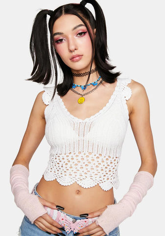 Memory Lane Crochet Top