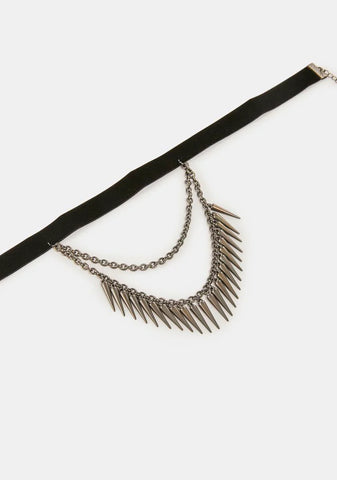 Edge Of Heartbreak Choker Necklace