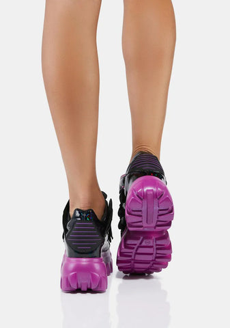 Wicked Soursop Low Top Wedge Sneakers