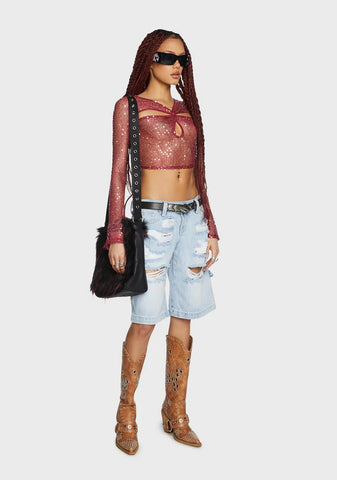 Summer Of Love Sequin Top
