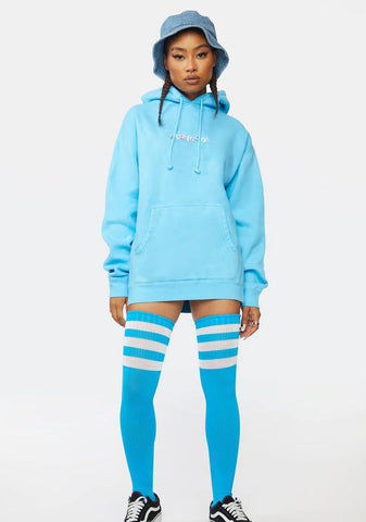 Electric Blue Classic Hoodie