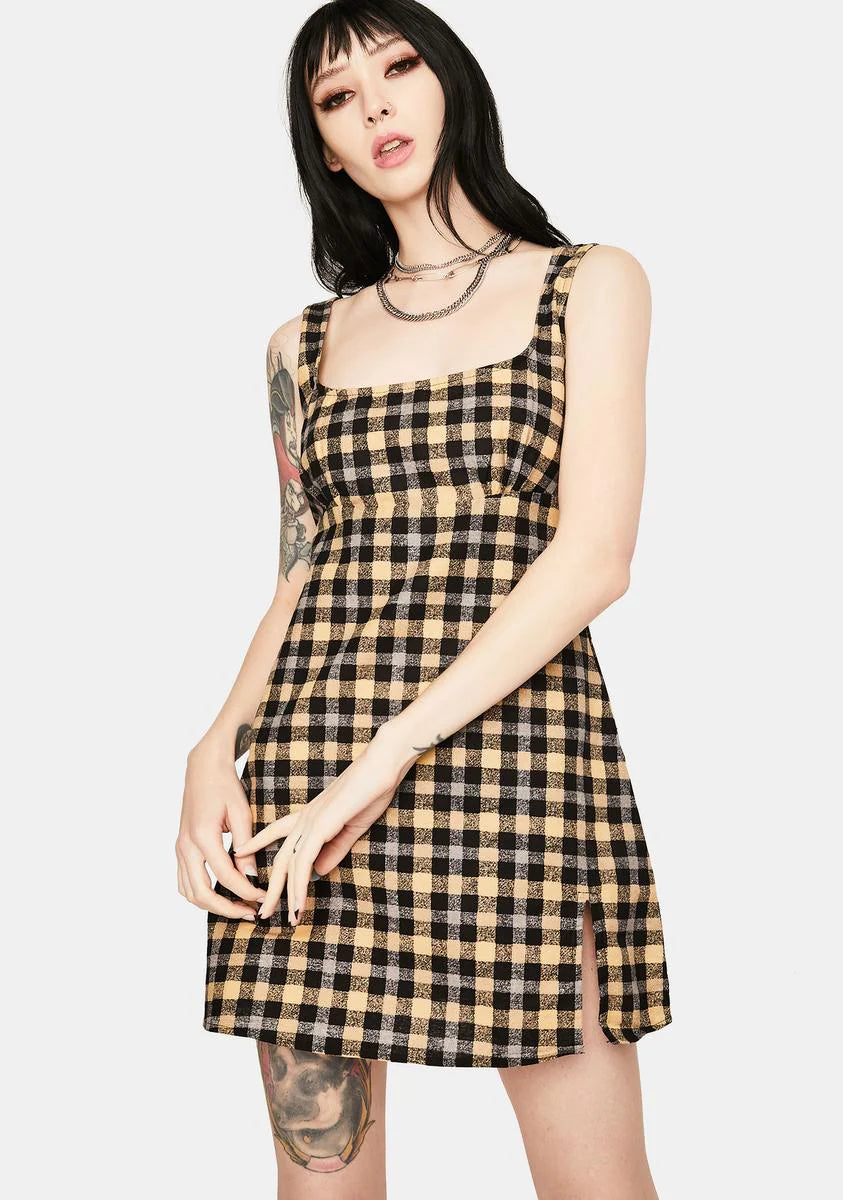 90s Grunge Mehra Mini Dress