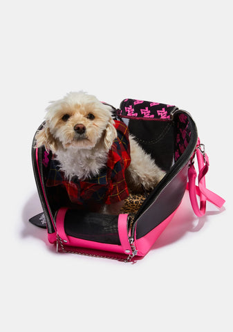 Sparkle Addict Rhinestone Dog Carrier