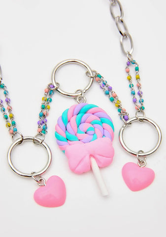 Cutest Convos Lollipop Necklace