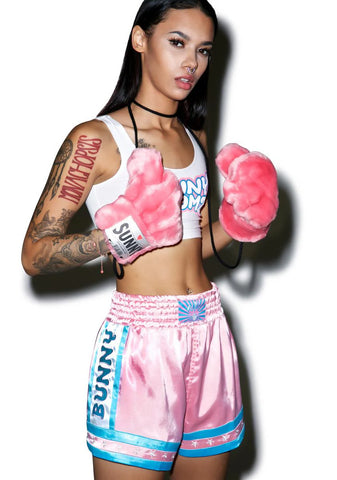 Pastel Muay Thai Satin Shorts