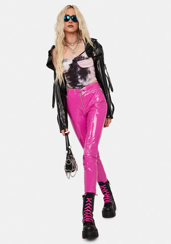 Take The Lead Tie Dye Bustier Top