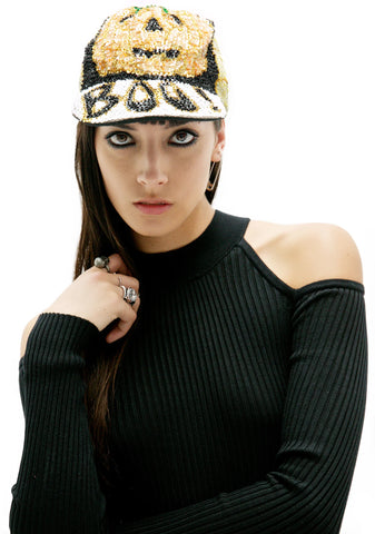 Boo Sequin Hat