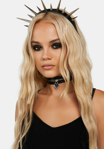 Hide Your Feelings Zip Choker