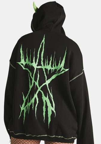 Plus Bad Bearz Graphic Hoodie