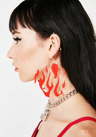 On Fire Earrings