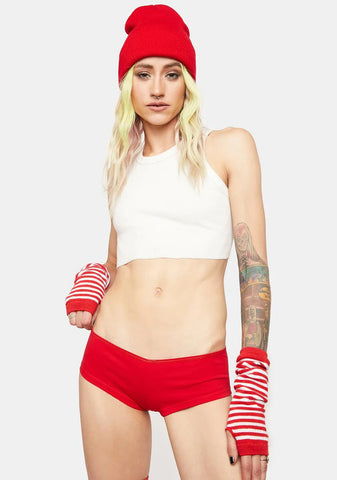 Red Bite Me Boyshorts