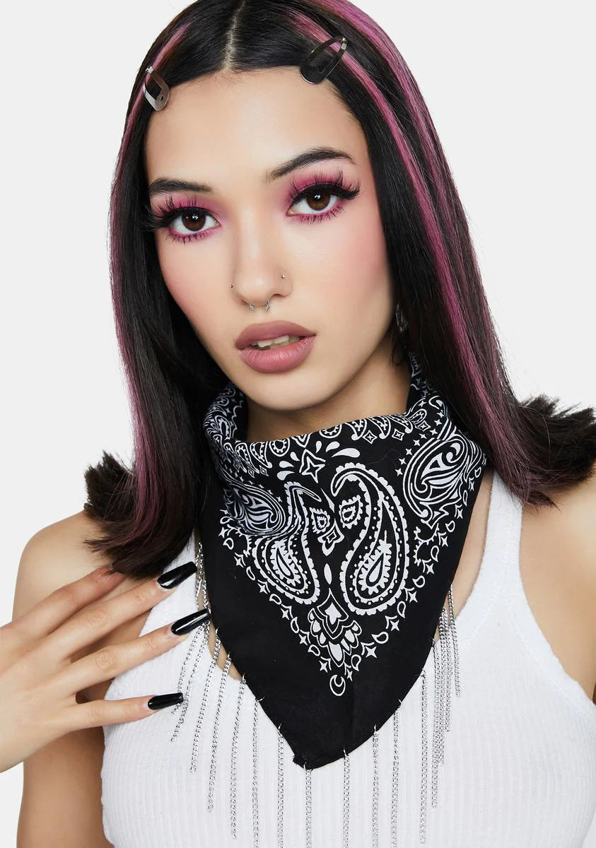 Black Knox Chained Bandana