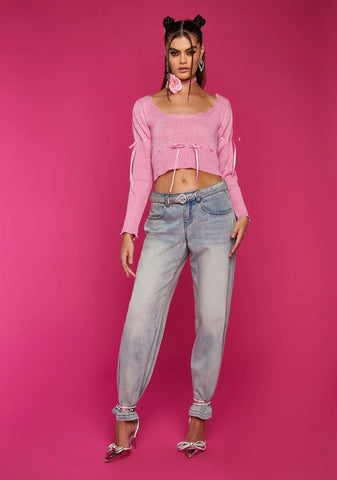 Luscious Life Crop Sweater