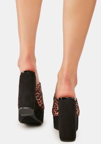 Always Spotted Leopard Mules