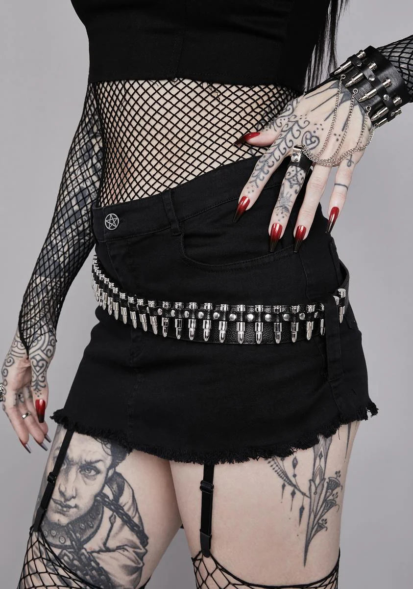 Shot Caller Mini Skirt