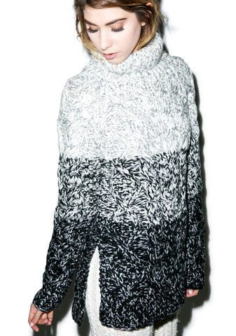 Slow Yer Roll-Neck Jumper - Pink