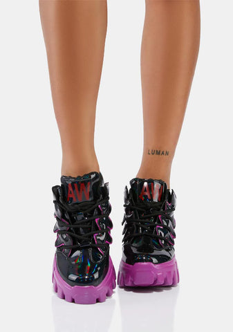 Wicked Soursop Low Top Wedge Sneakers