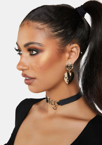 Passionate Fires Leo Drop Earrings