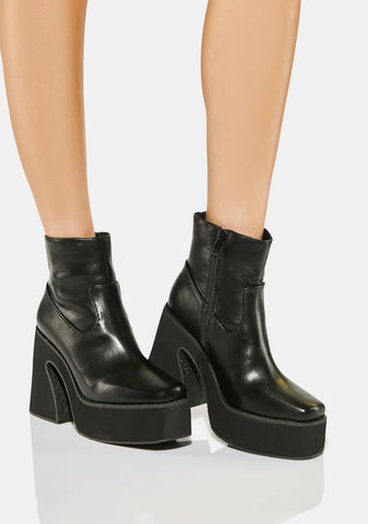 Torus Heeled Platform Boots