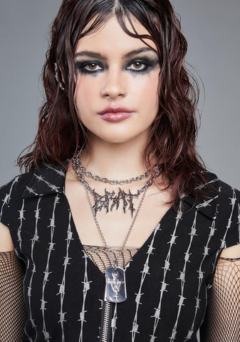 Acting Out Layered Necklace