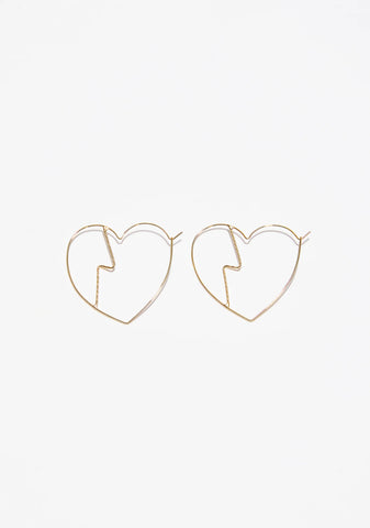 Lil Heartbreaker Hoop Earrings