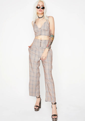 Study Buddy Plaid Set