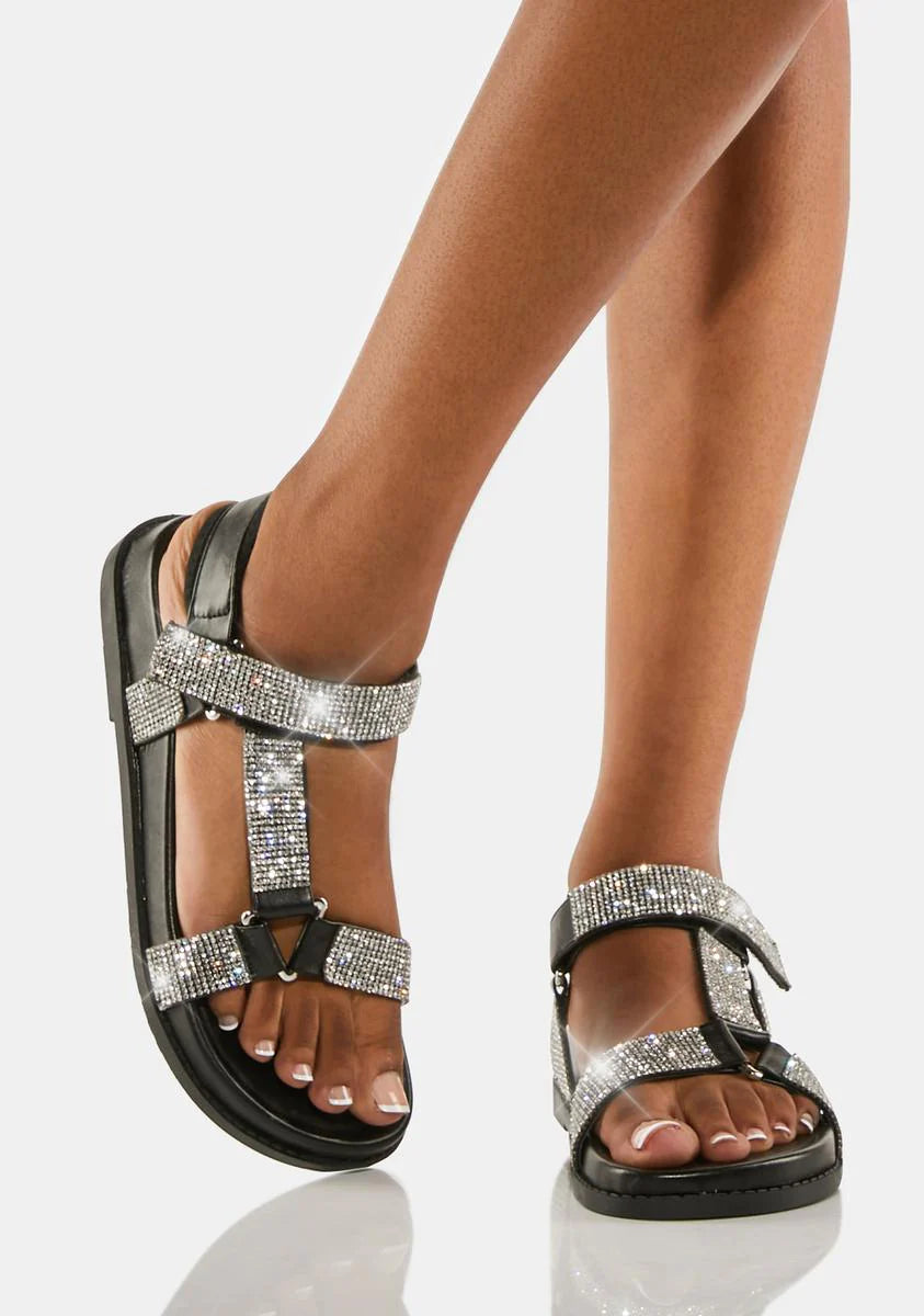 Here For The Banter Flatform Sandals