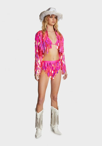 Pink Angel Dust Sequin Jacket
