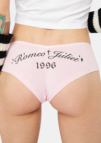 Pink Romeo + Juliet 1996 Boy Short