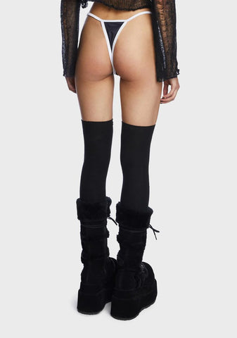 I Promise I'm Not Okay Graphic Thong