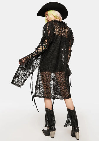 Nancy Maxi Duster Top